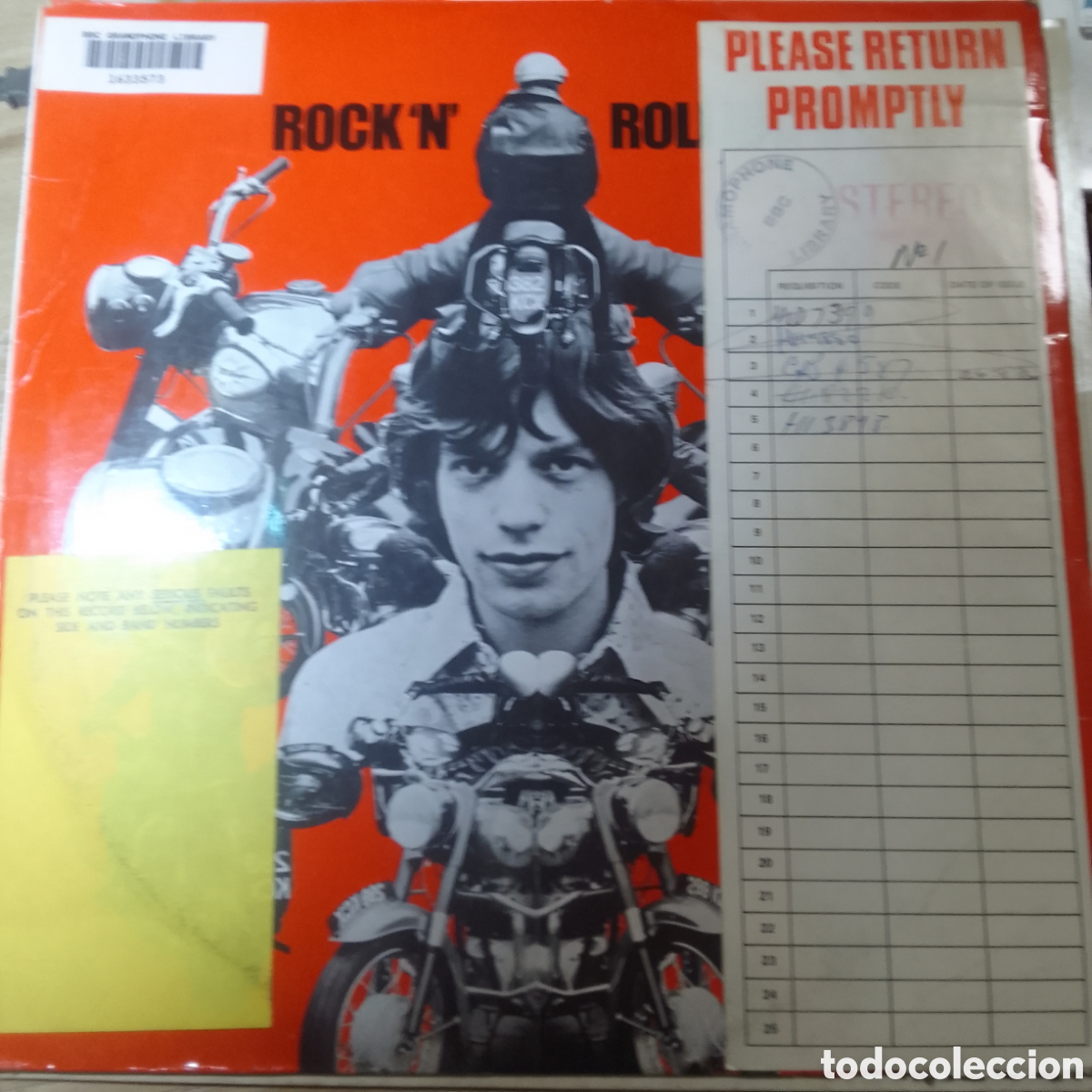 Discos de vinilo: Rolling Stones Rock n Rolling Stones de la BBC Gramophone library - Foto 1