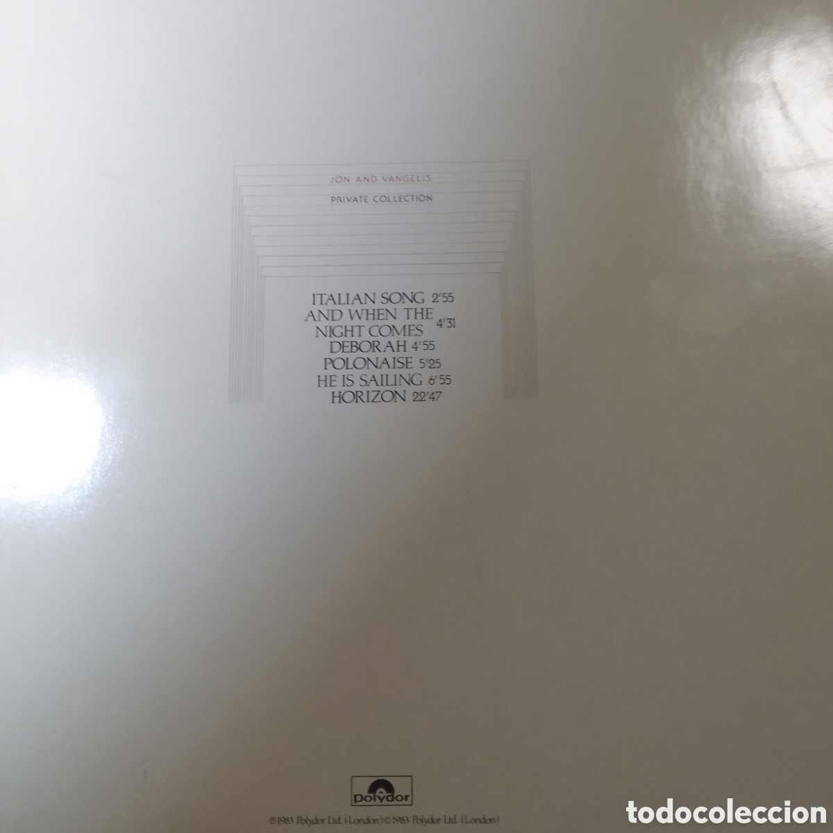 Discos de vinilo: Jon and Vangelis Private Collection - Foto 2