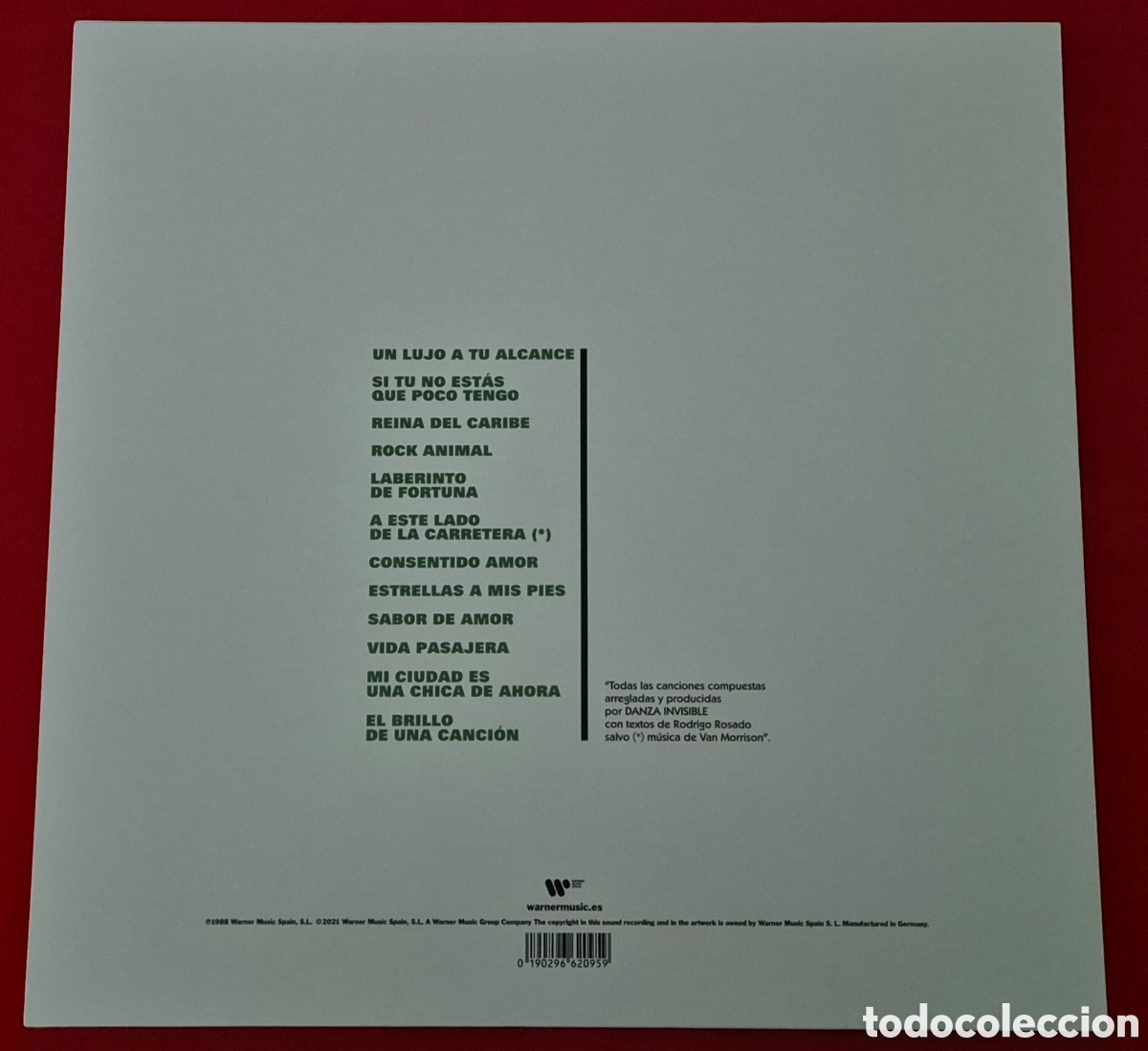 Discos de vinilo: Danza Invisible - A tu alcance LP + CD 2021 - Foto 6