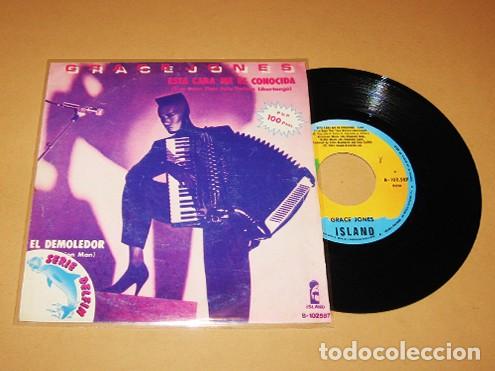Discos de vinilo: GRACE JONES - IVE SEEN THAT FACE BEFORE (LIBERTANGO) - SINGLE - 1981 - Foto 1