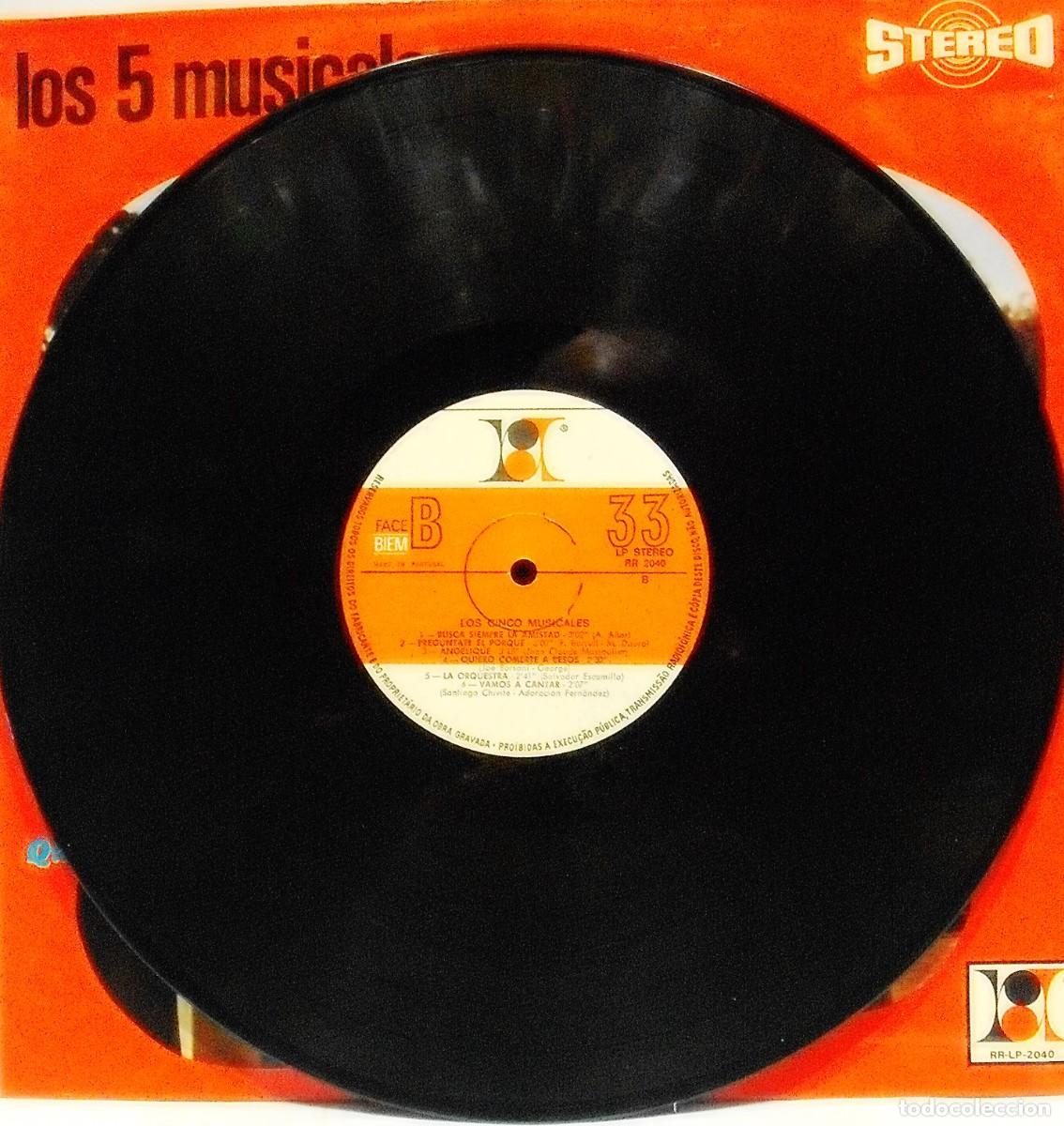 Discos de vinilo: Los 5 Musicales &ndash; Los 5 Musicales - Foto 5