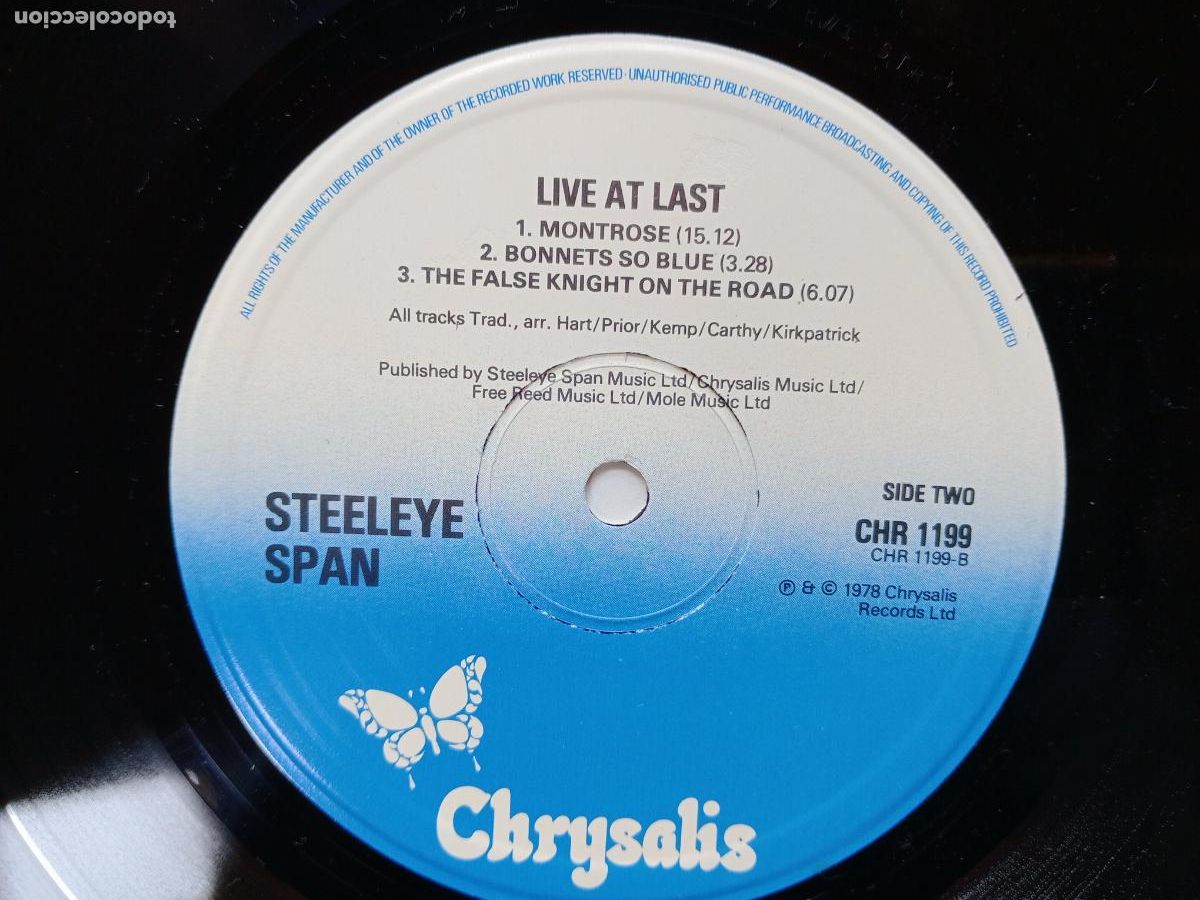 Discos de vinilo: Steeleye Span - live at last! - Foto 3