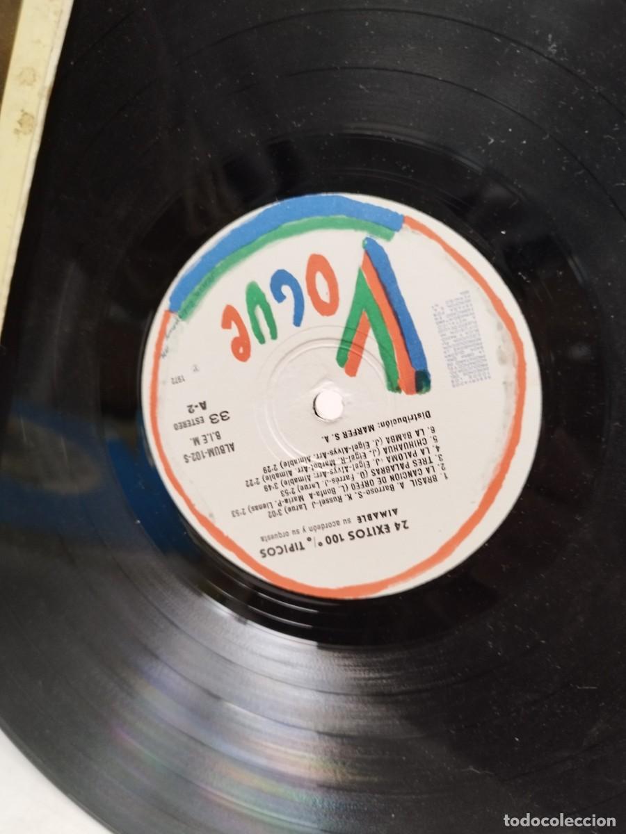 Discos de vinilo: 24 &eacute;xitos 100 % t&iacute;picos AIMABLE SU ACORDEON Y SU ORQUESTA . vinilo lp - Foto 3