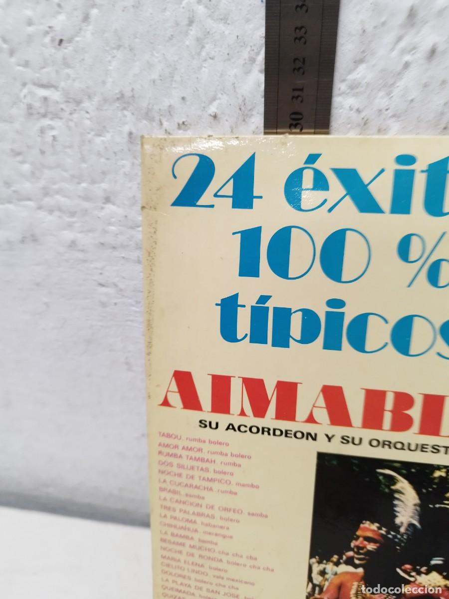 Discos de vinilo: 24 &eacute;xitos 100 % t&iacute;picos AIMABLE SU ACORDEON Y SU ORQUESTA . vinilo lp - Foto 5