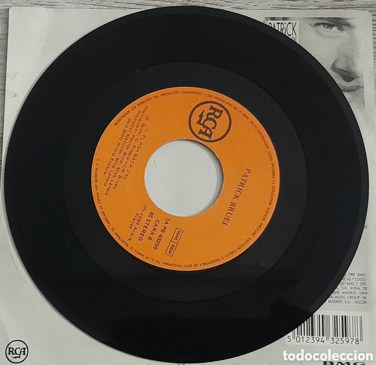 Discos de vinilo: PATRICK BRUEL - CASSER LA VOIX + FLASH BACK - BMG 1989 - Foto 3