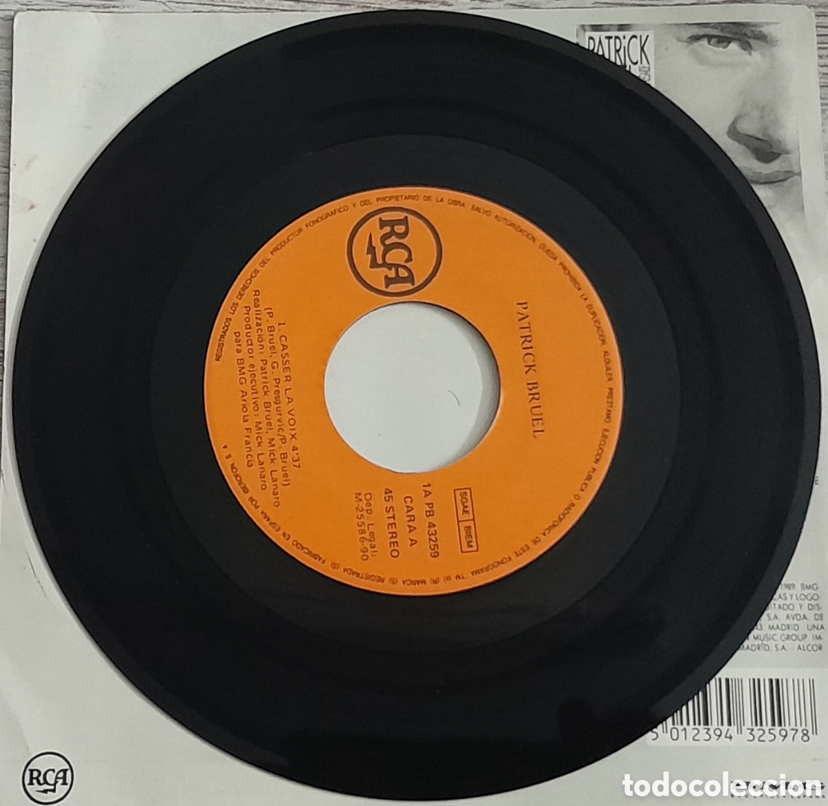 Discos de vinilo: PATRICK BRUEL - CASSER LA VOIX + FLASH BACK - BMG 1989 - Foto 4