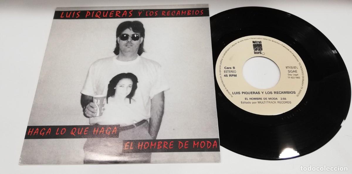 Vinyl records: SCO23-Luis Piqueras Y Los Recambios - Haga Lo Que Haga / El Hombre De Moda (7&rdquo;, Single)