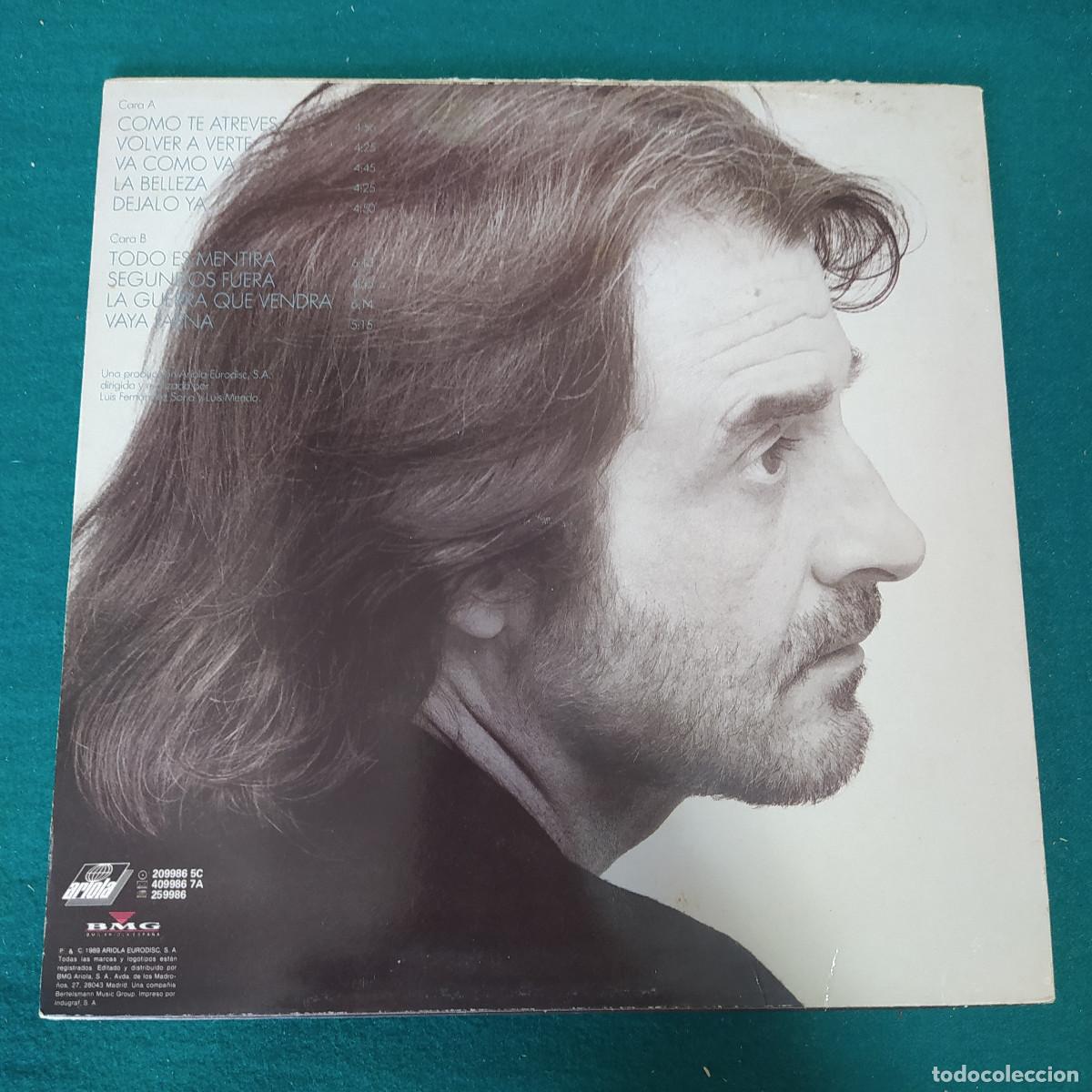 Discos de vinilo: Luis Eduardo Aute &ndash; Segundos Fuera - Foto 2