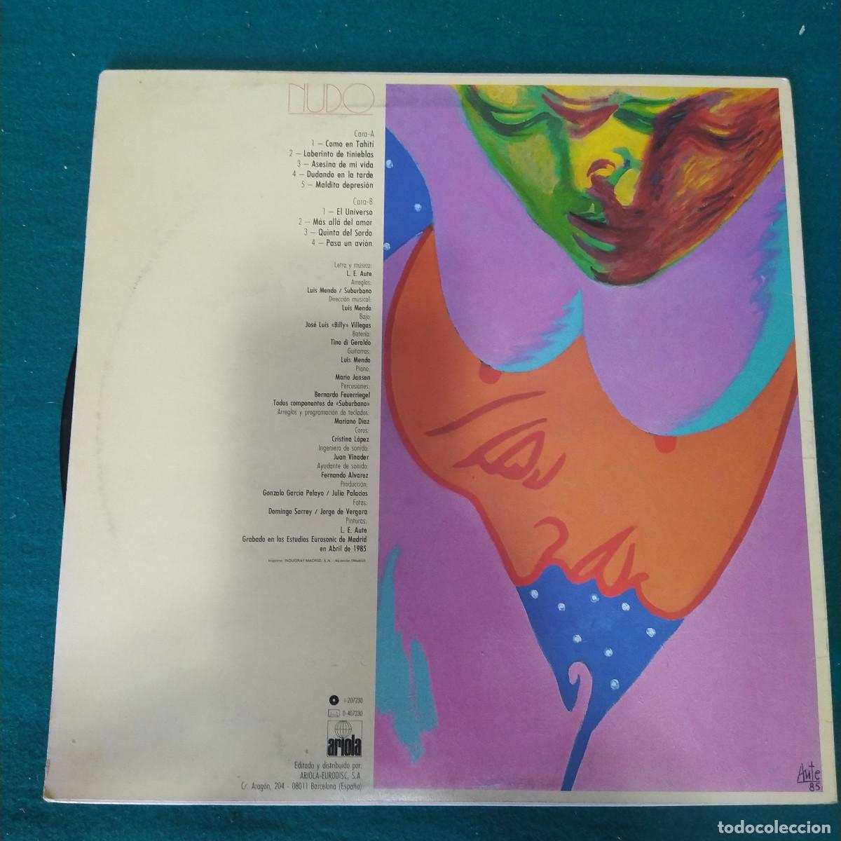 Discos de vinilo: Luis Eduardo Aute &ndash; Nudo - Foto 2