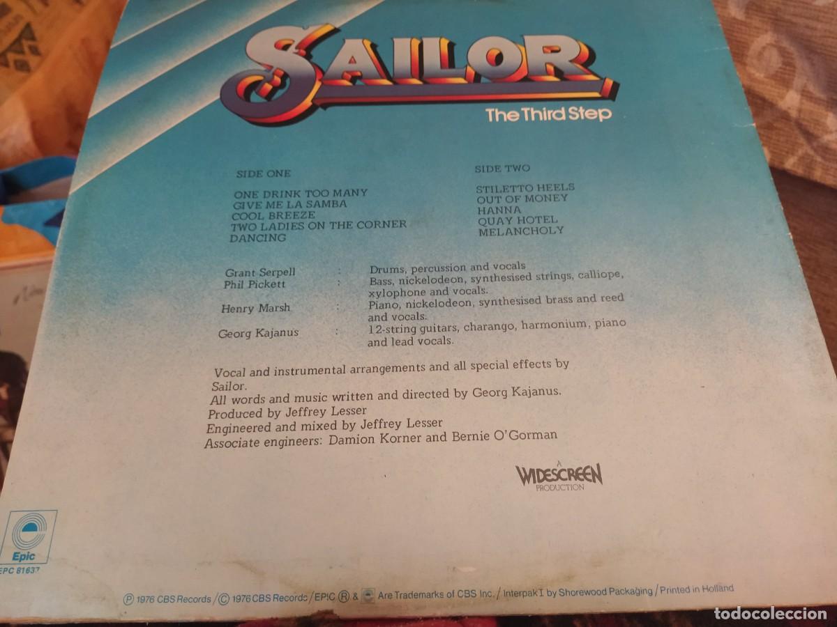 Discos de vinilo: Sailor lp carpeta doble ..The Third Step - Foto 4