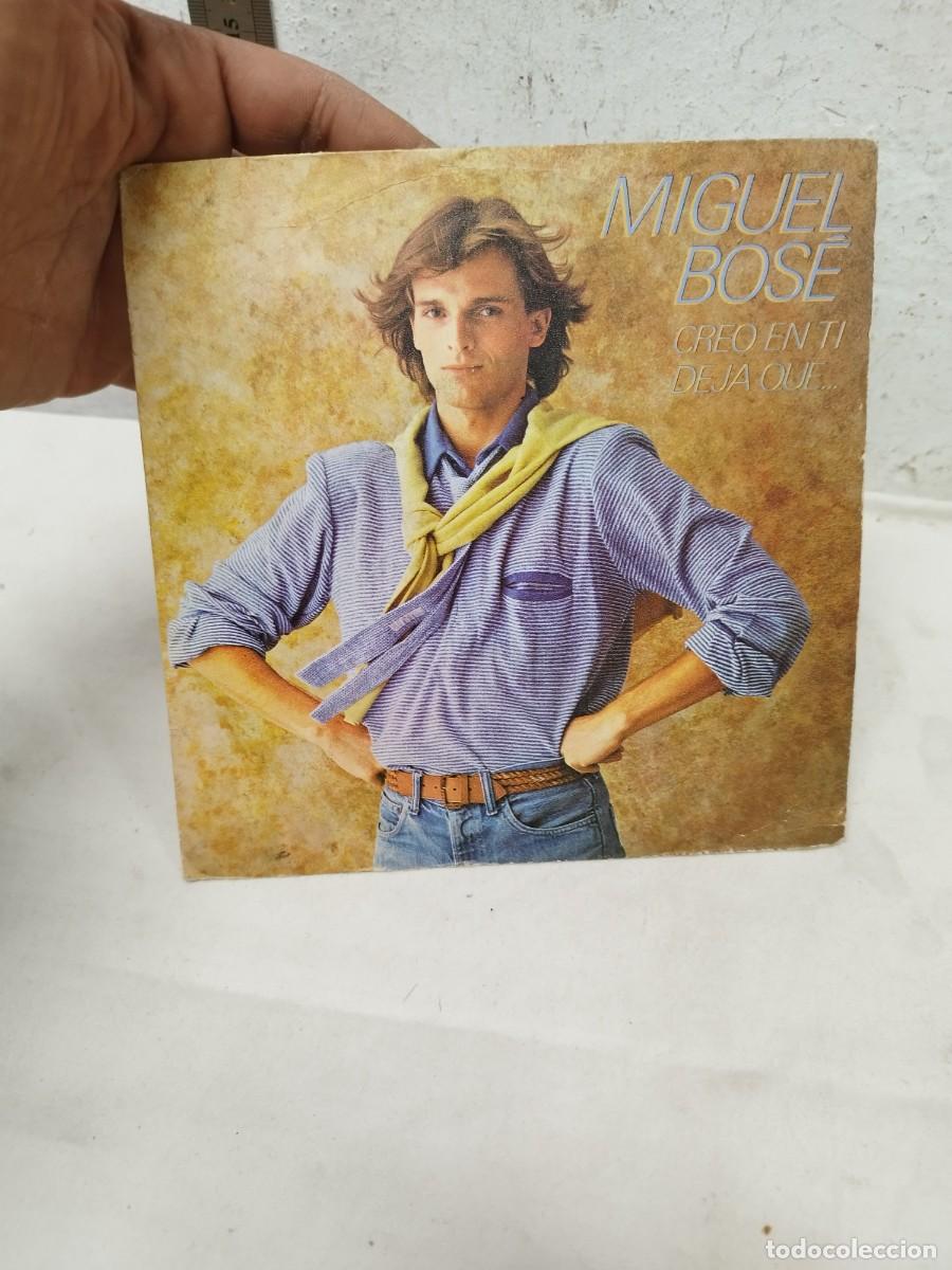 Discos de vinilo: Miguel bose, creo en le, deja de... vinilo single - Foto 1