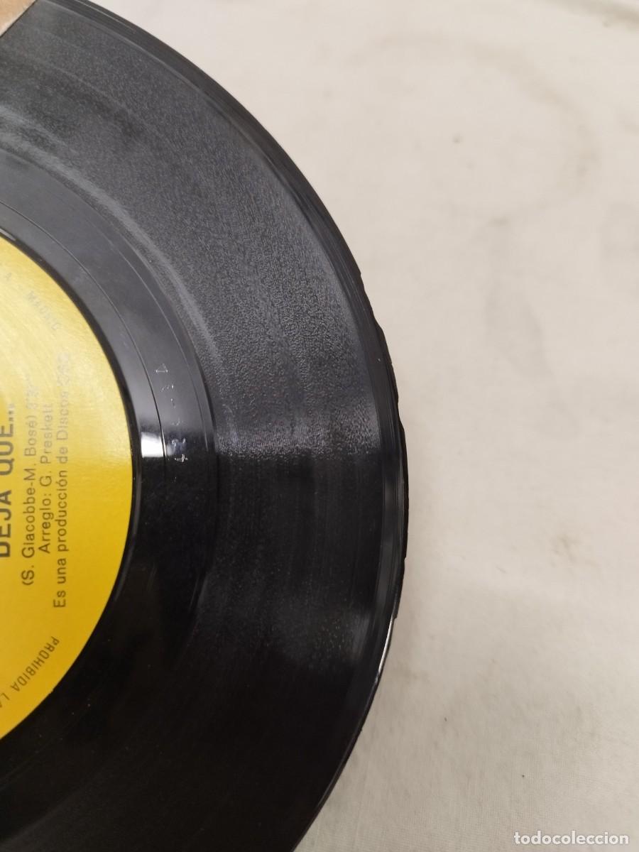 Discos de vinilo: Miguel bose, creo en le, deja de... vinilo single - Foto 2