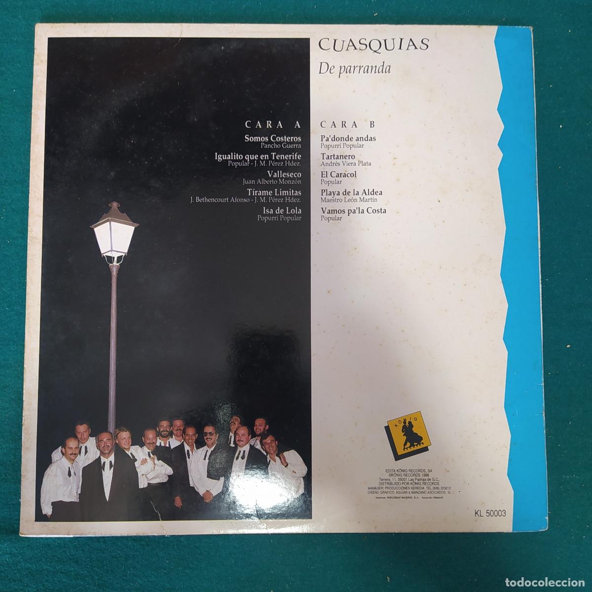 Discos de vinilo: Parranda Cuasquias &ndash; De Parranda - Foto 2