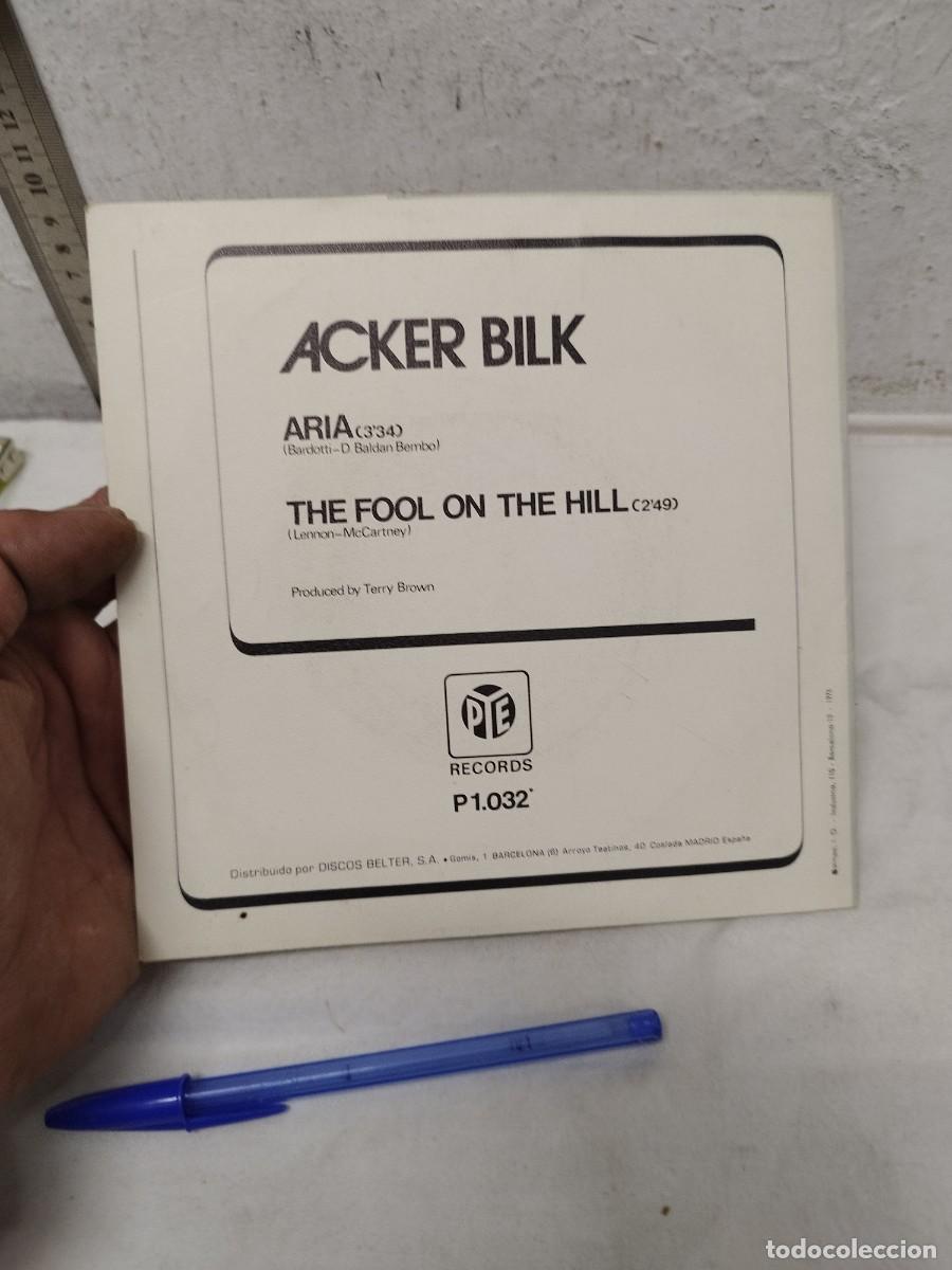 Discos de vinilo: Aria varsion original, Acker Bilk. single vinilo. - Foto 3