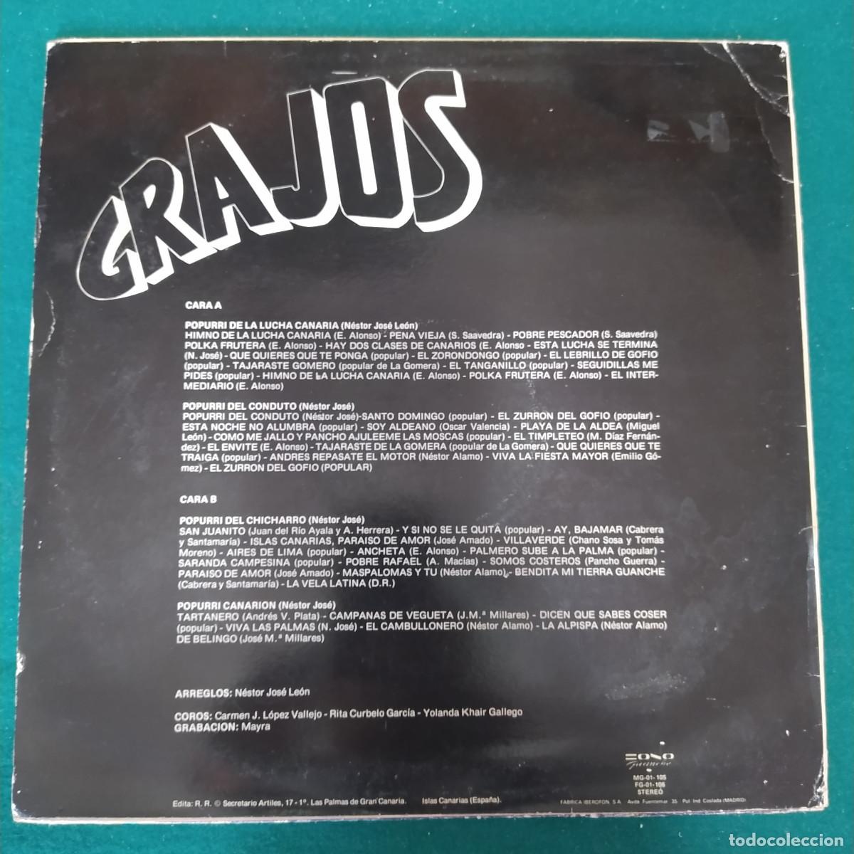 Discos de vinilo: Grajos &ndash; Disco Canarias 2000 - Foto 2
