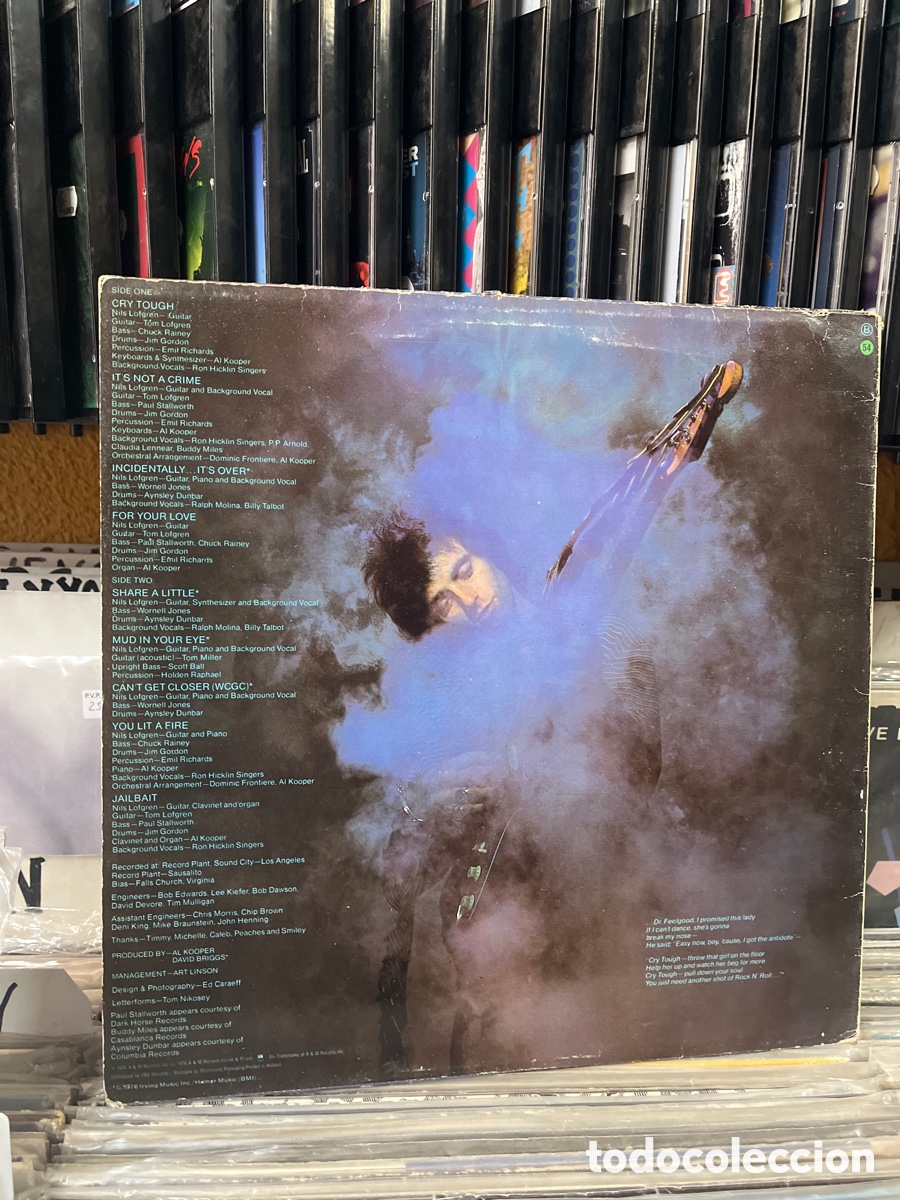 Discos de vinilo: nils lofgren cry tough - Foto 2