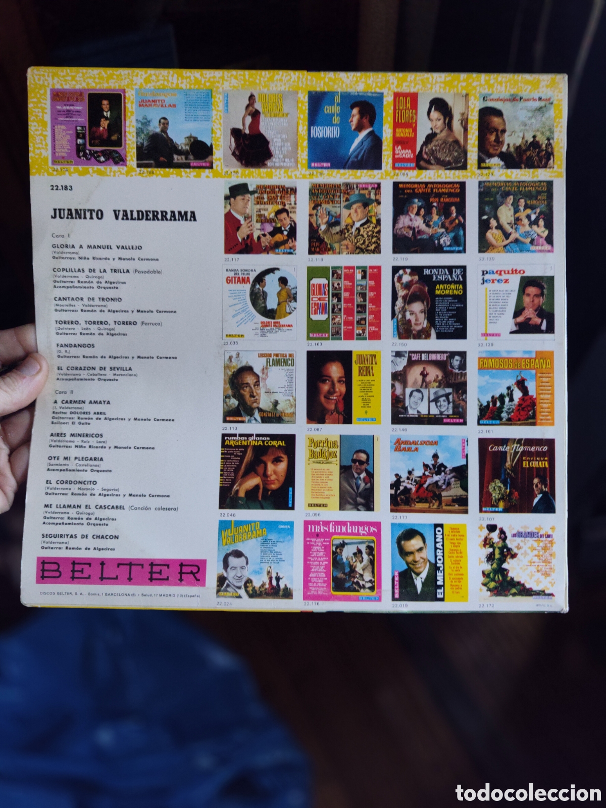 Discos de vinilo: DISCO VINILO LP.JUANITO VALDERRAMA - Foto 2