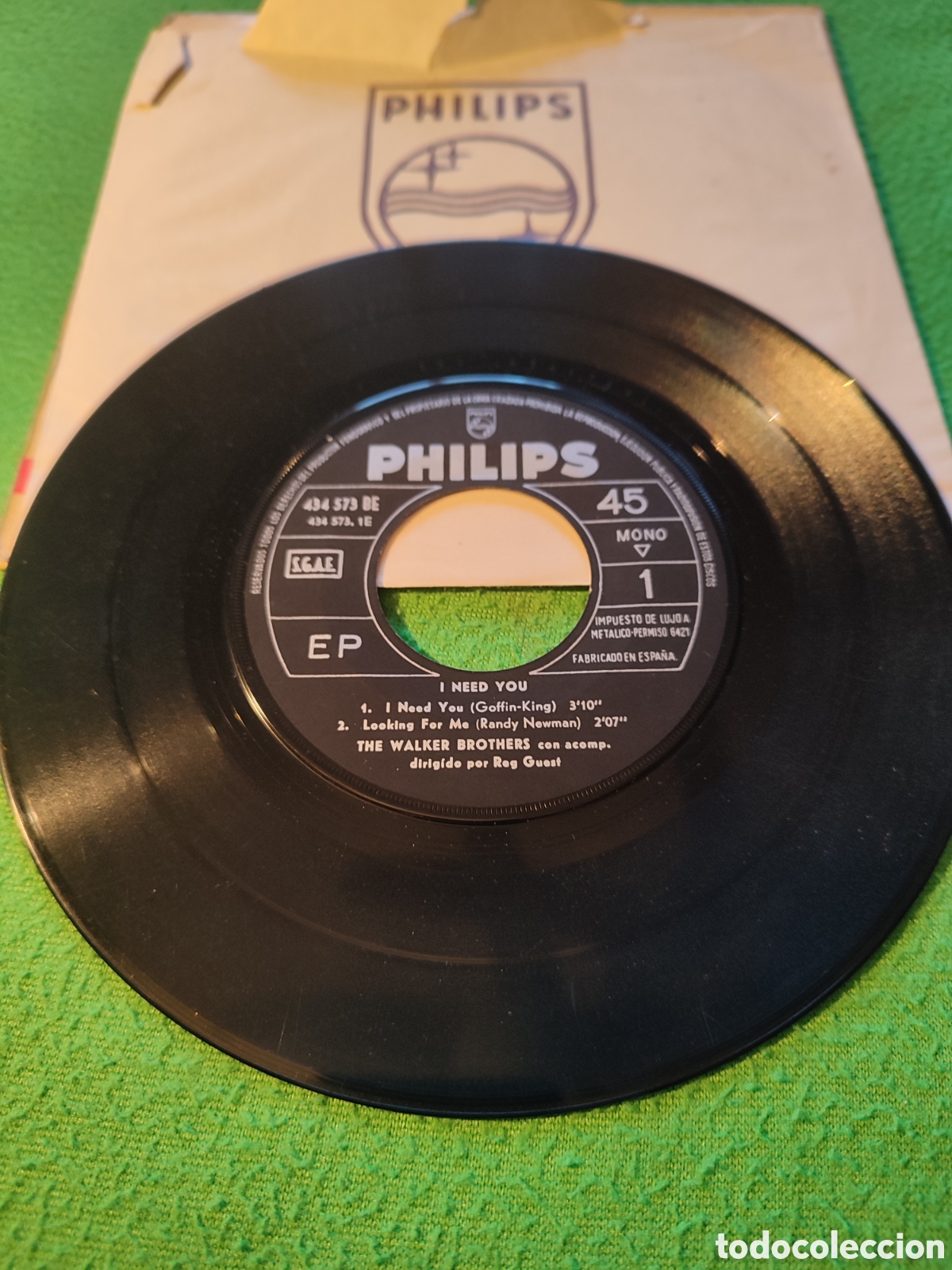 Discos de vinilo: The Walker Brothers - I need you + 3 - Foto 3