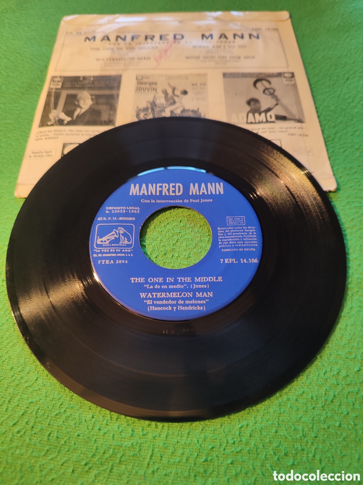 Discos de vinilo: Manfred Mann - The One in the middle + 3 - Foto 2