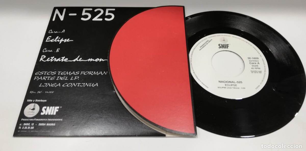 Discos de vinilo: SCO23-Nacional 525 - Eclipse (7&rdquo;, Single, Promo) - Foto 2