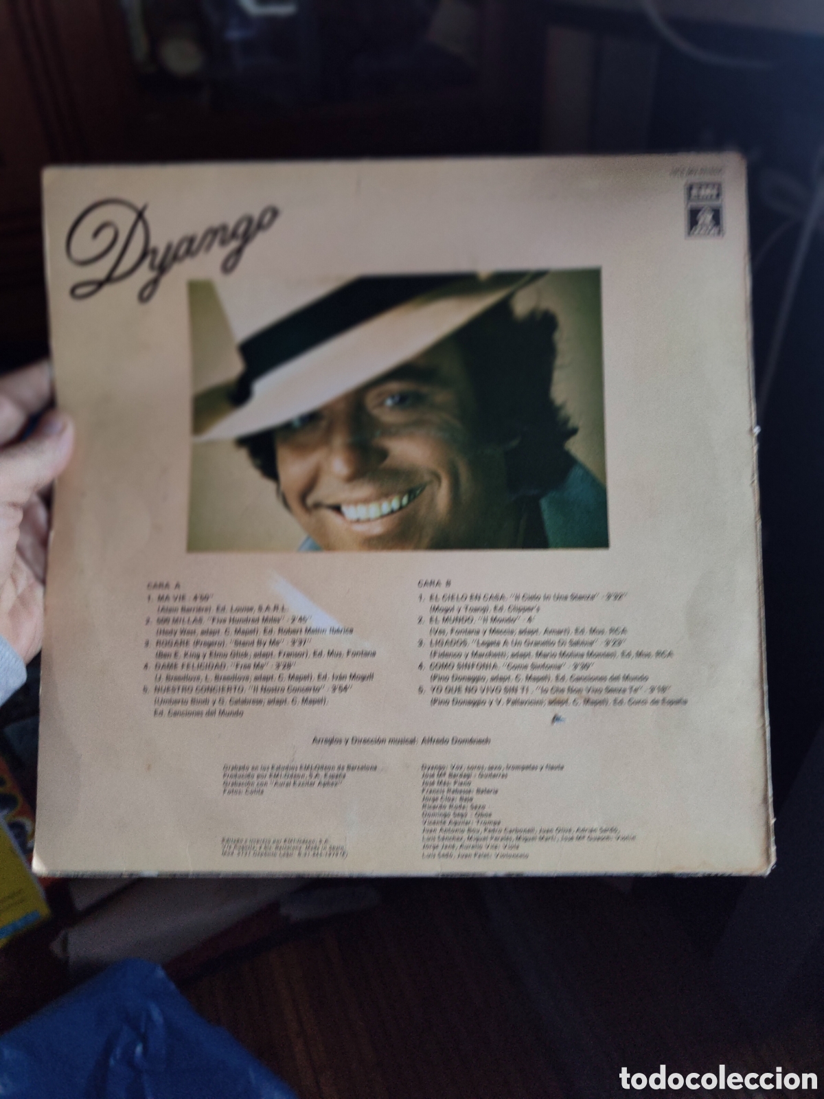 Discos de vinilo: DISCO VINILO DYANGO EL CIELO EN CASA - Foto 2