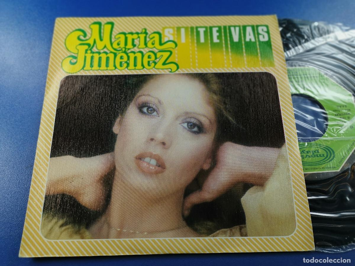 Discos de vinilo: MARIA JIMENEZ / SI TE VAS / 1979 / SINGLE - Foto 2