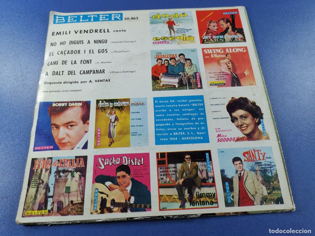 Discos de vinilo: EMILI VENDRELL - CAMI DE LA FONT + 3 EP 1961 - Foto 4