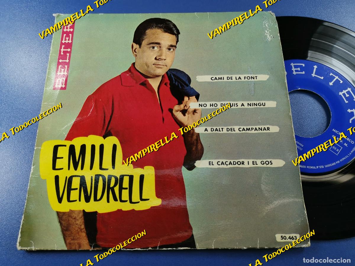 Discos de vinilo: EMILI VENDRELL - CAMI DE LA FONT + 3 EP 1961 - Foto 1