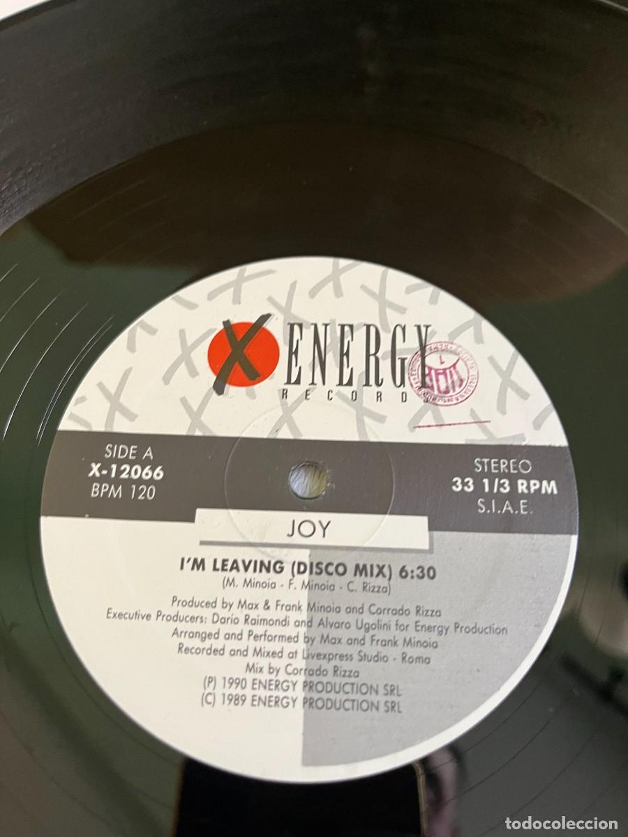 Discos de vinilo: Joy Im Leaving MAXI - Foto 3