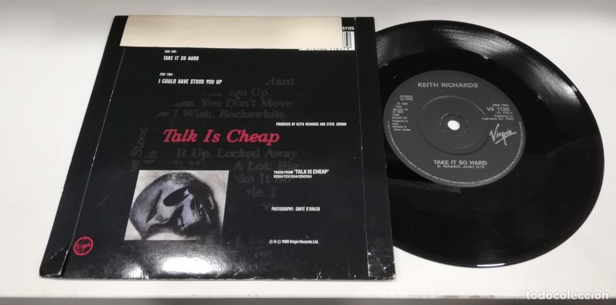 Discos de vinilo: SCO16-Keith Richards - Take It So Hard (7&rdquo;, Single) - Foto 2