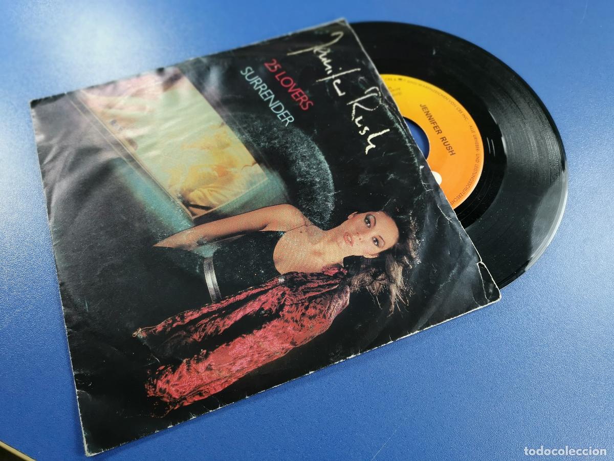 Discos de vinilo: Jennifer Rush &ndash; 25 Lovers / Surrender-Germany Publicado: 1984 - Foto 2