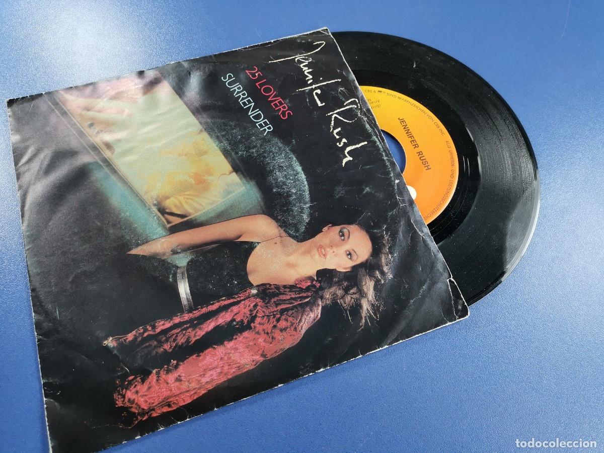 Discos de vinilo: Jennifer Rush &ndash; 25 Lovers / Surrender-Germany Publicado: 1984 - Foto 3