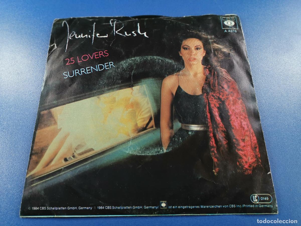 Discos de vinilo: Jennifer Rush &ndash; 25 Lovers / Surrender-Germany Publicado: 1984 - Foto 5
