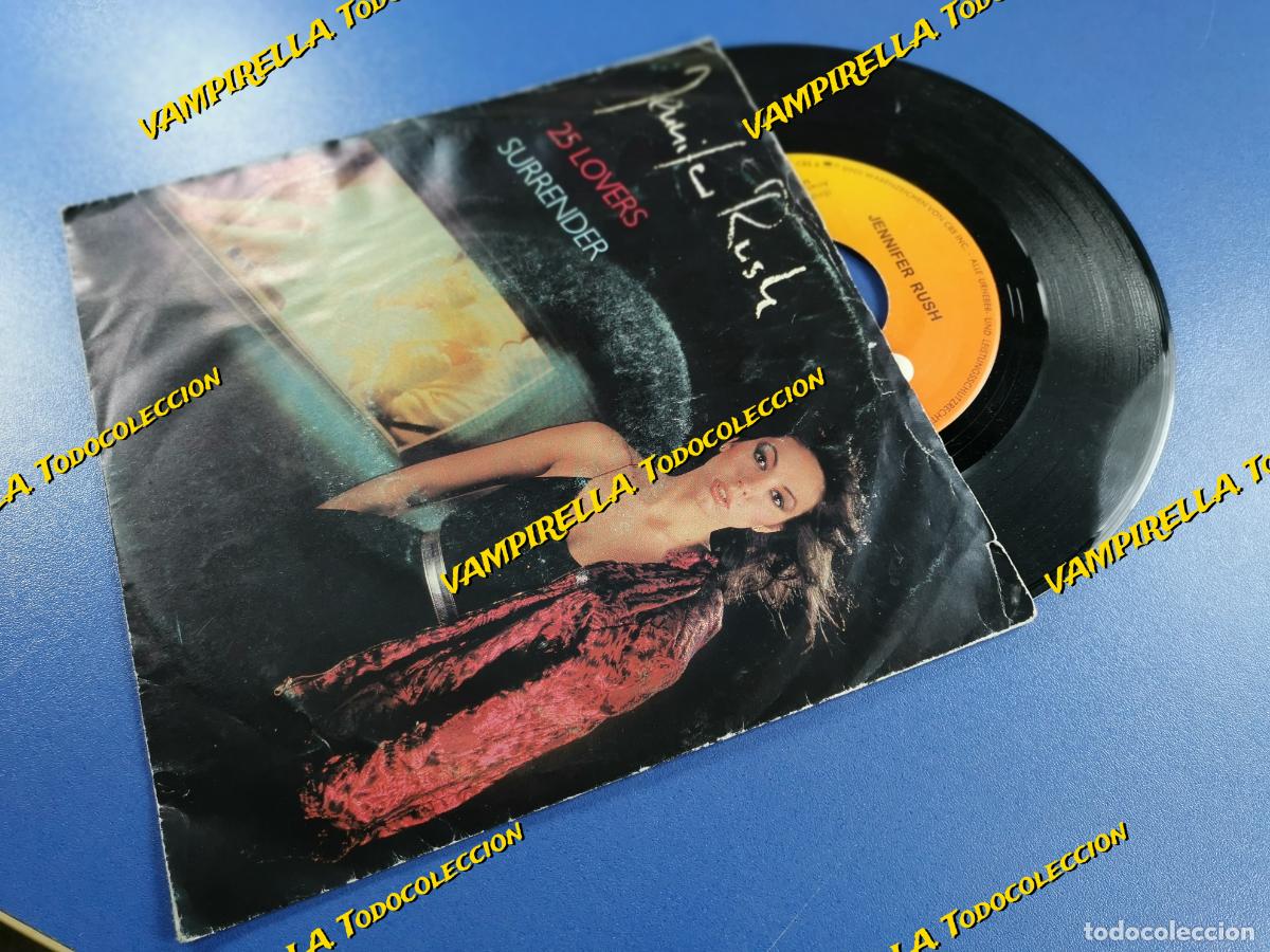 Discos de vinilo: Jennifer Rush &ndash; 25 Lovers / Surrender-Germany Publicado: 1984 - Foto 1