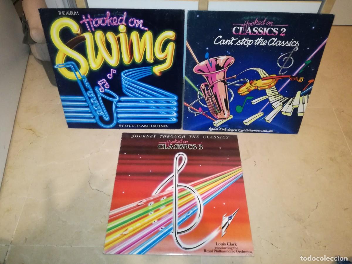 Discos de vinil: LOTE DE 3 LPs DE HOOKED ON CLASSICS Y SWING
