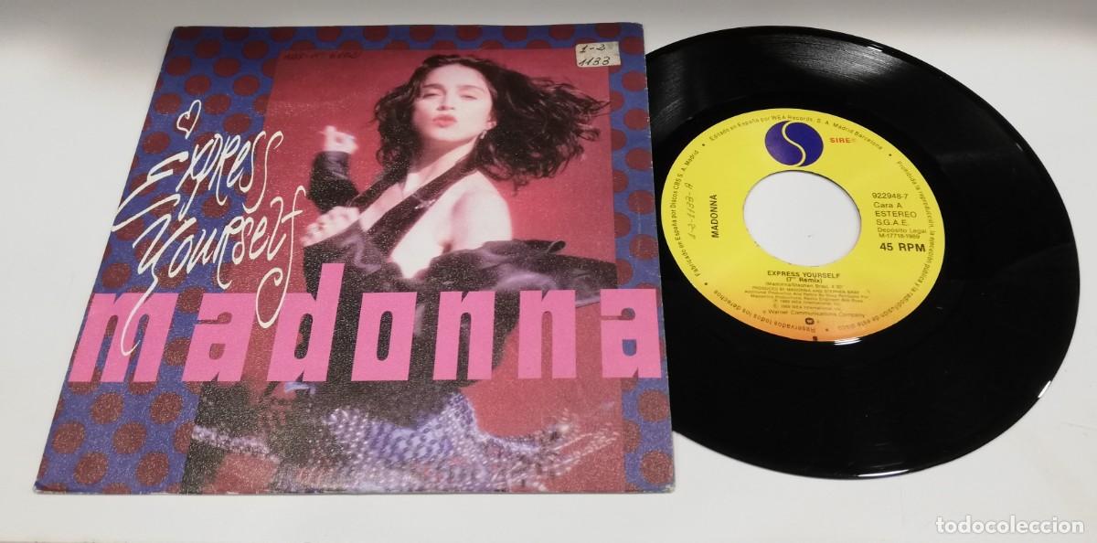 Discos de vinilo: SCO16-Madonna - Express Yourself (7&rdquo;) - Foto 1