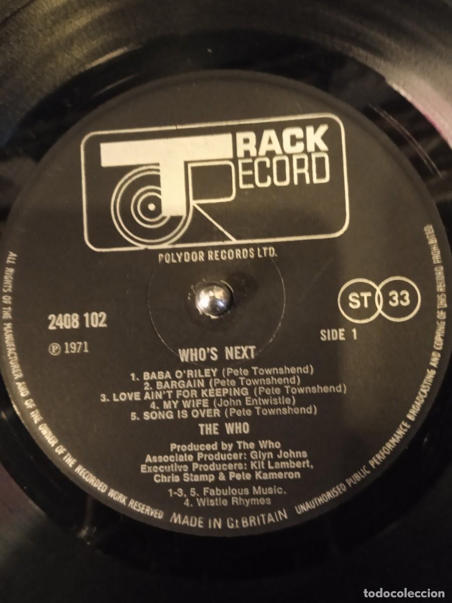 Discos de vinilo: THE WHO- WHO&acute;S NEXT. LP - Foto 3