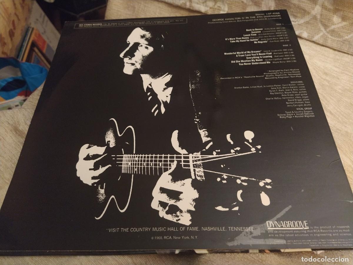 Discos de vinilo: George Hamilton IV lp In The 4th Dimension - Foto 2