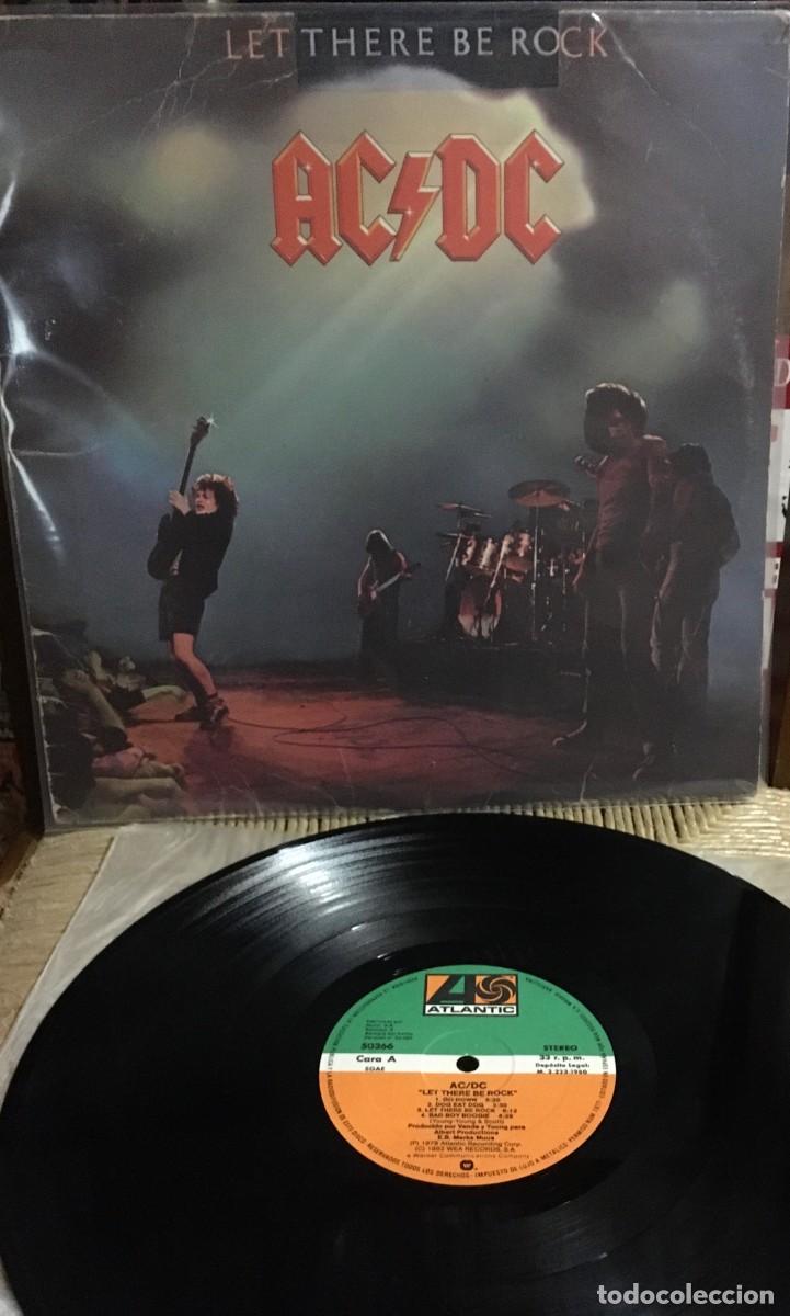 Discos de vinilo: AC/DC - LET THERE BE ROCK, LP reedic Spain 1982 - Foto 1