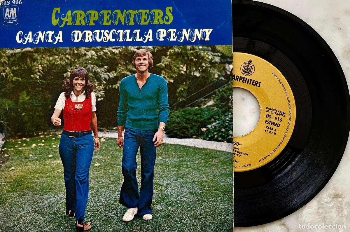 Discos de vinilo: CARPENTERS, CANTA. SINGLE ORIGINAL ESPA&Ntilde;A 1973 - Foto 1