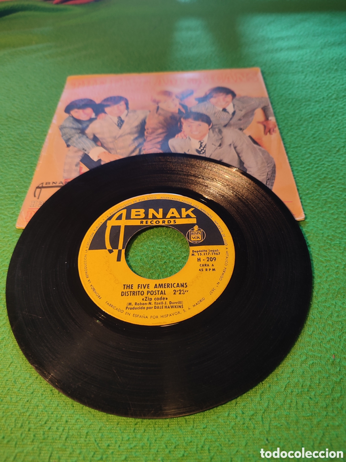 Discos de vinilo: The Five Americans - Distrito postal - Foto 2