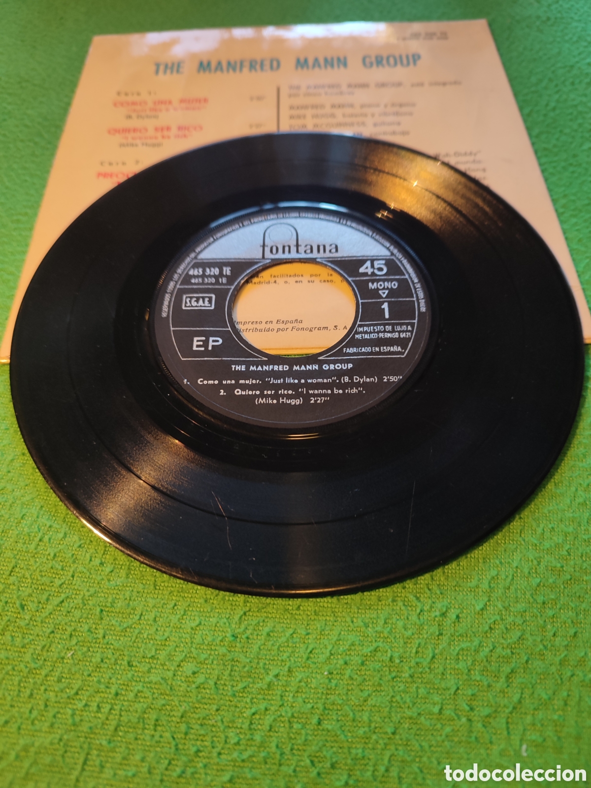 Discos de vinilo: Manfred Mann - Just like a woman + 3 - Foto 3