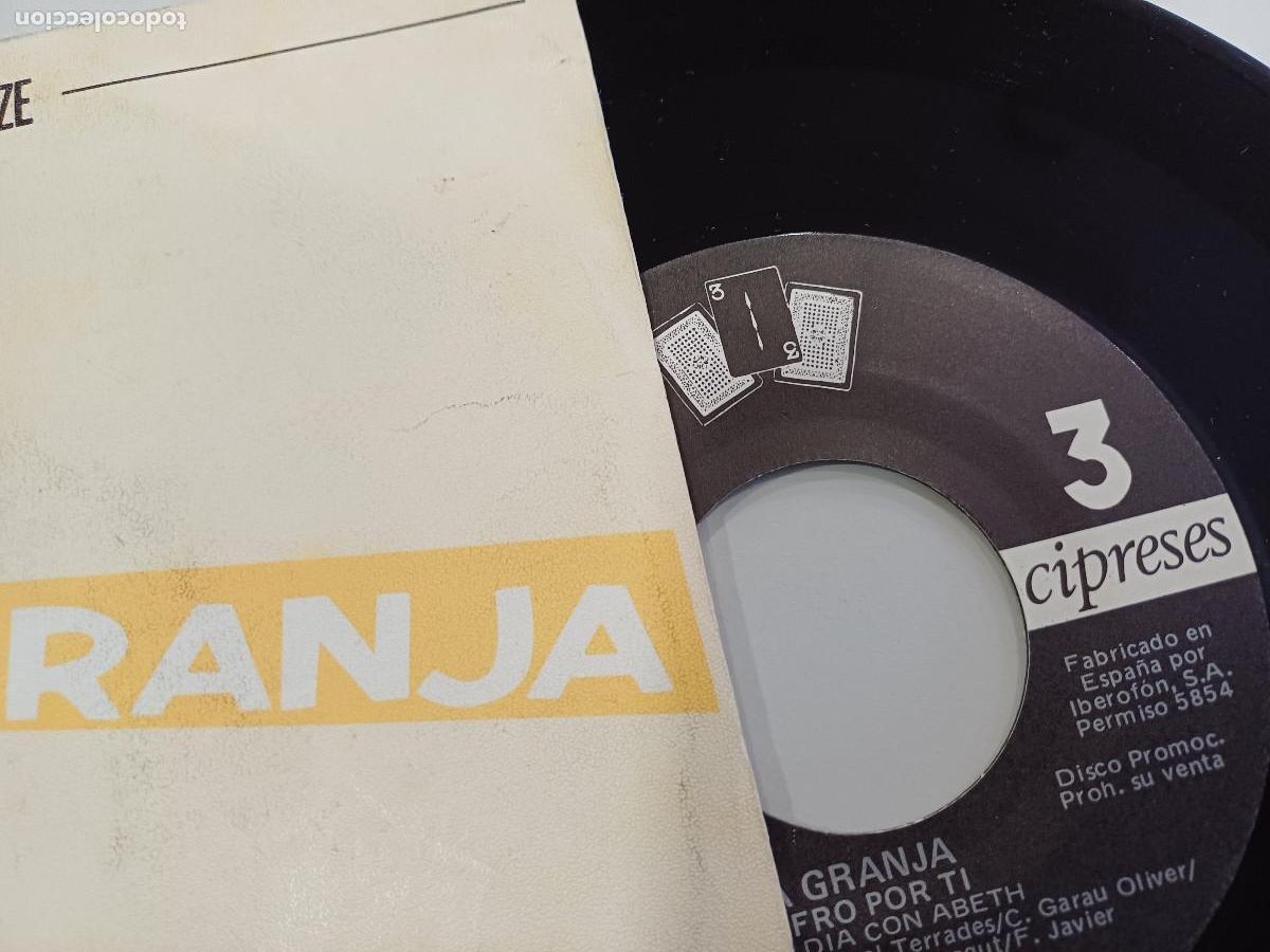 Discos de vinilo: LA GRANJA/BUSCO A DOLORES HAZE/SINGLE. - Foto 2