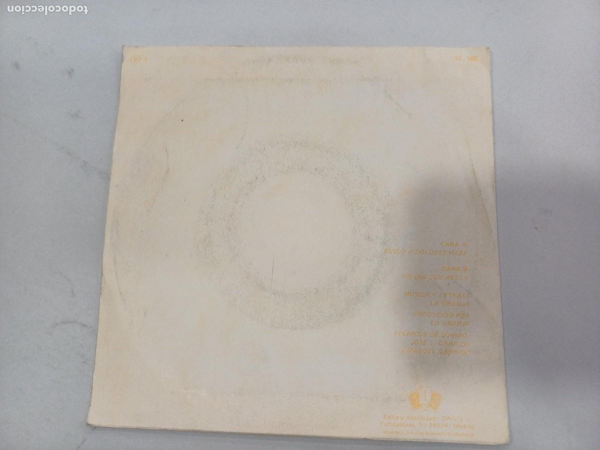 Discos de vinilo: LA GRANJA/BUSCO A DOLORES HAZE/SINGLE. - Foto 3