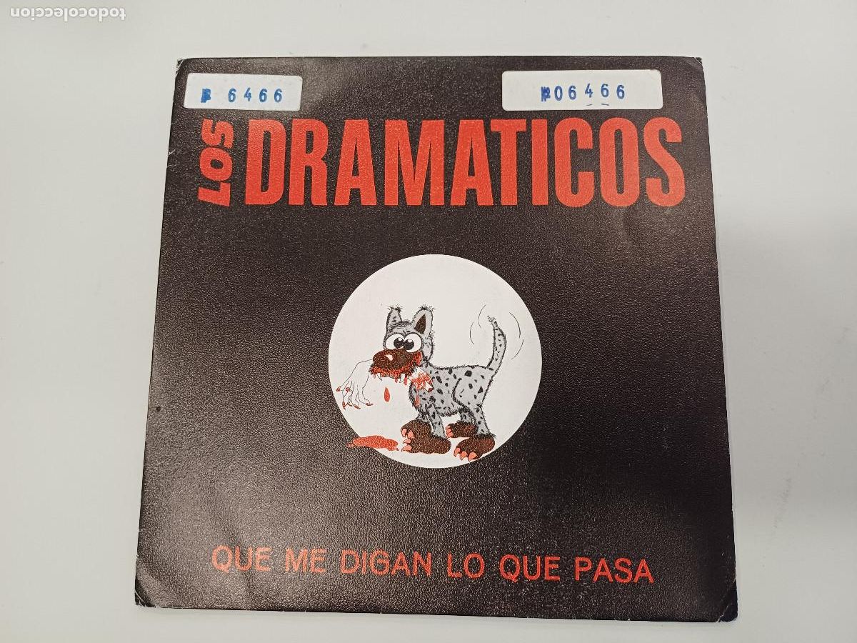 Discos de vinilo: LOS DRAMATICOS/QUE DIGAN LO QUE PASA/SINGLE PROMOCIONAL. - Foto 1