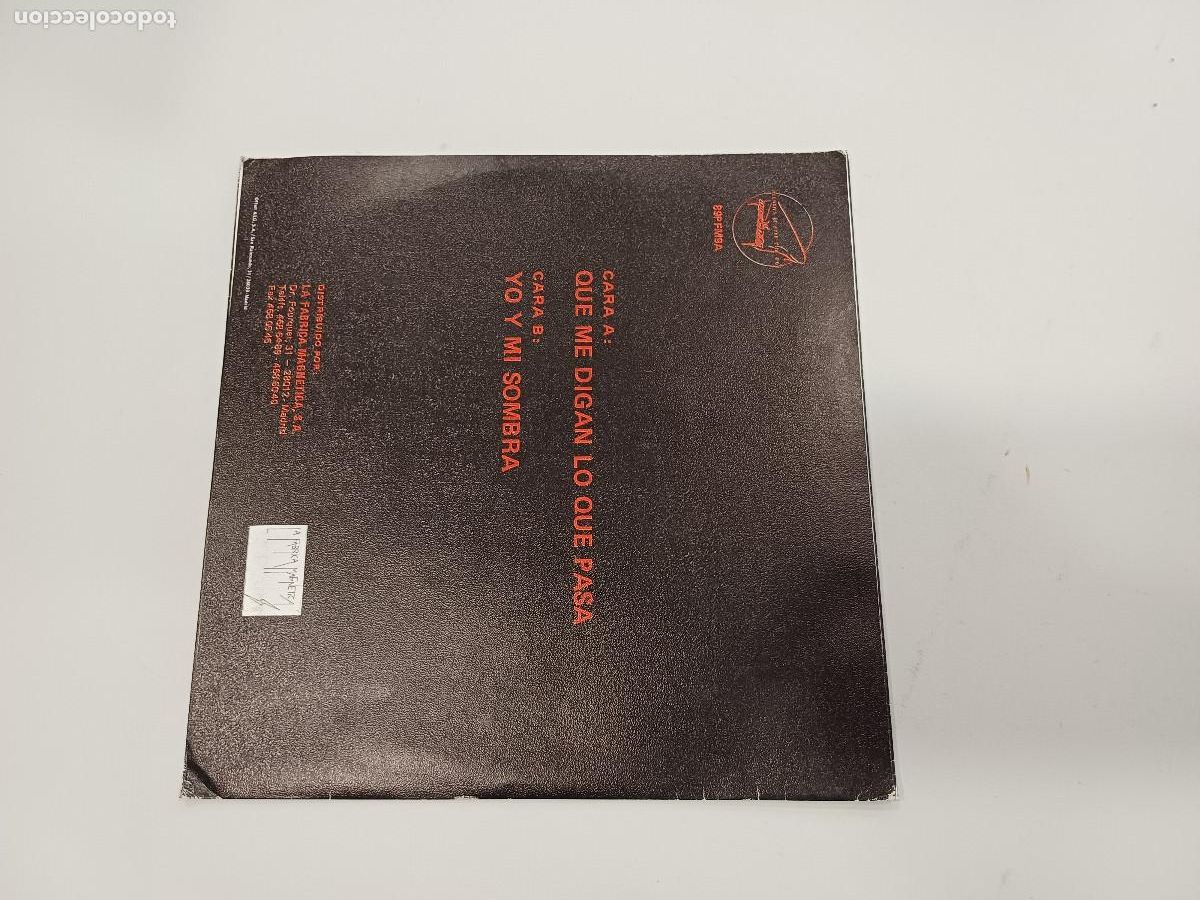 Discos de vinilo: LOS DRAMATICOS/QUE DIGAN LO QUE PASA/SINGLE PROMOCIONAL. - Foto 3