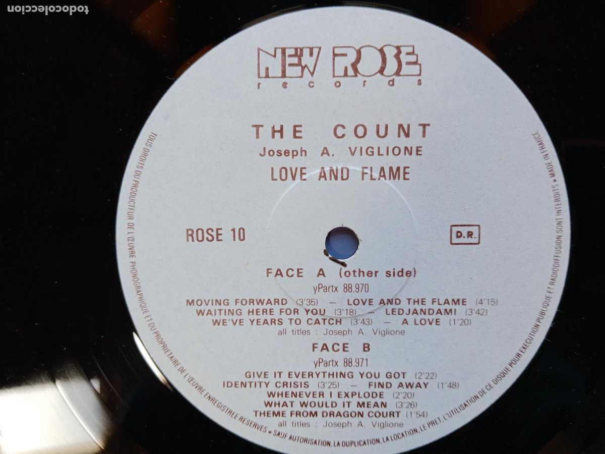 Discos de vinilo: The Count - love and flame - Foto 4