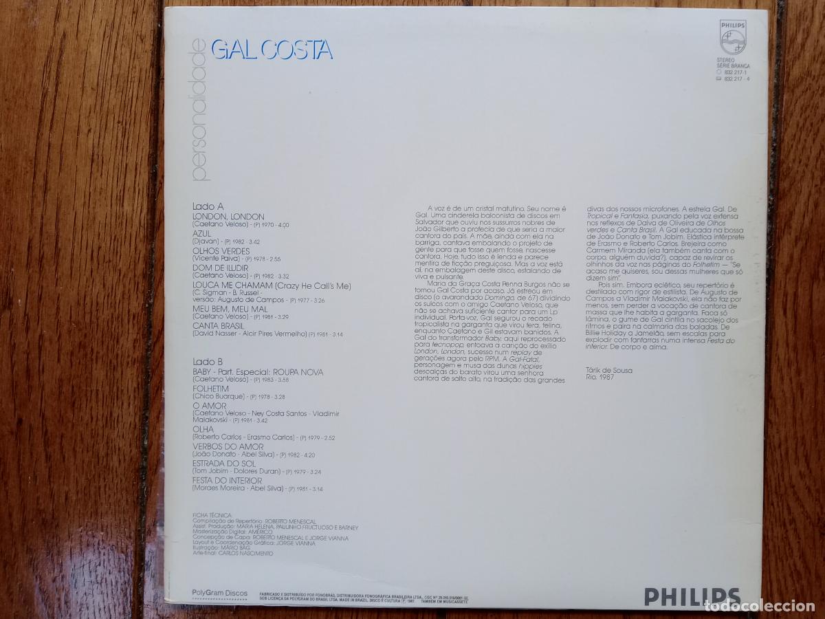 Discos de vinilo: Gal Costa - personalidade - Foto 2
