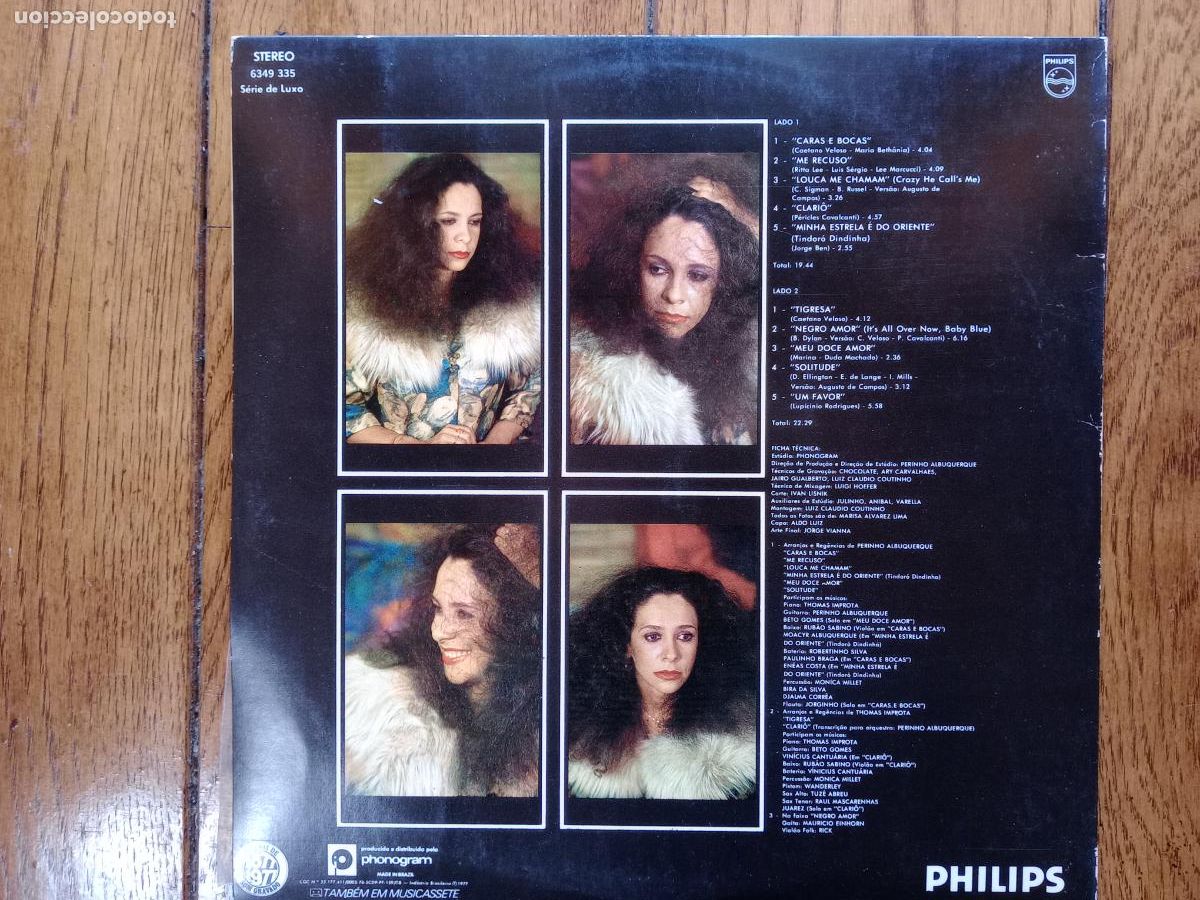 Discos de vinilo: Gal Costa - caras & bocas - Foto 3