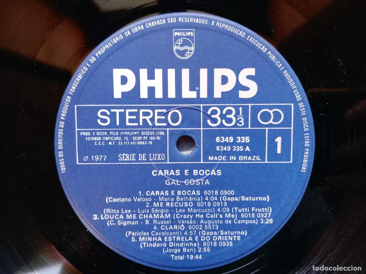 Discos de vinilo: Gal Costa - caras & bocas - Foto 4